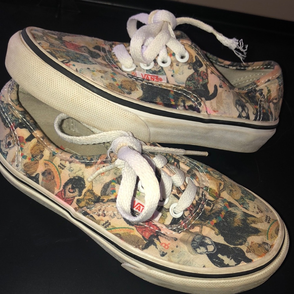 VANS ASPCA LOWTOPS CATS AND DOGS